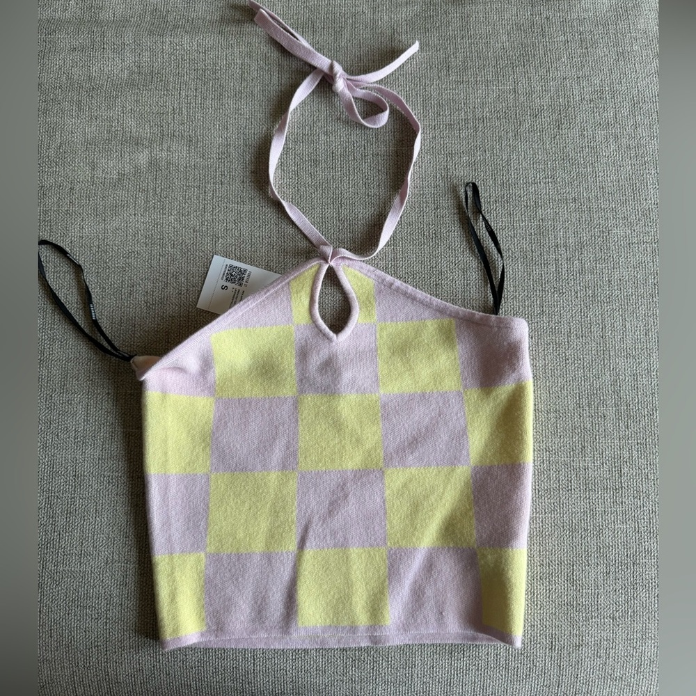 Forever21 checker halter top